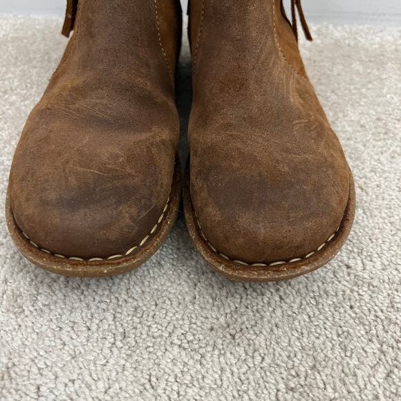 Born Tarkiln Suede Ankle Boots Distressed Women Size 8 - Picture 4 of 10